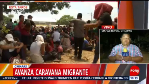 Foto: Caravana Migrante Avanza Chiapas Masatepec 29 de Marzo 2019