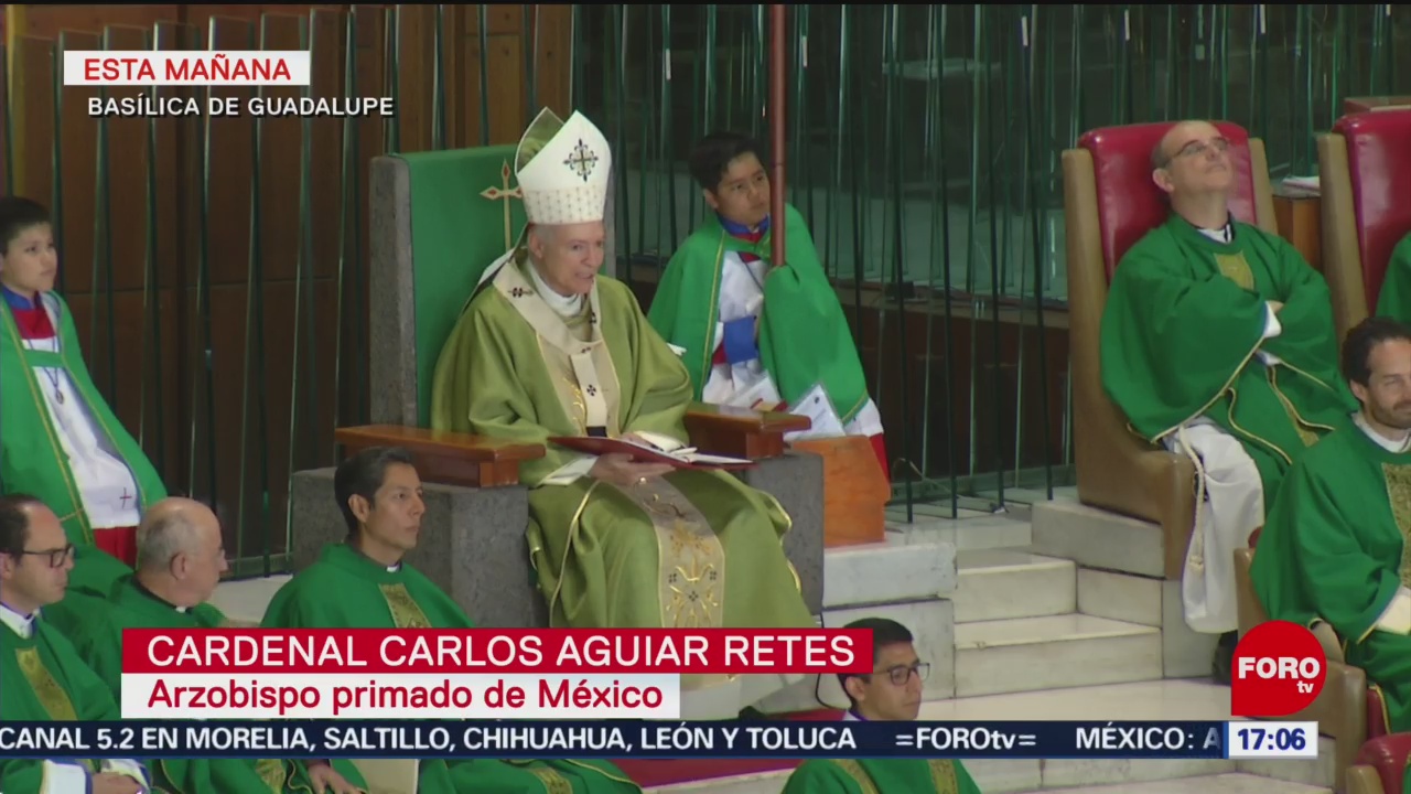 FOTO: Cardenal Carlos Aguiar Retes pide a fieles vencer los miedos, 3 marzo 2019