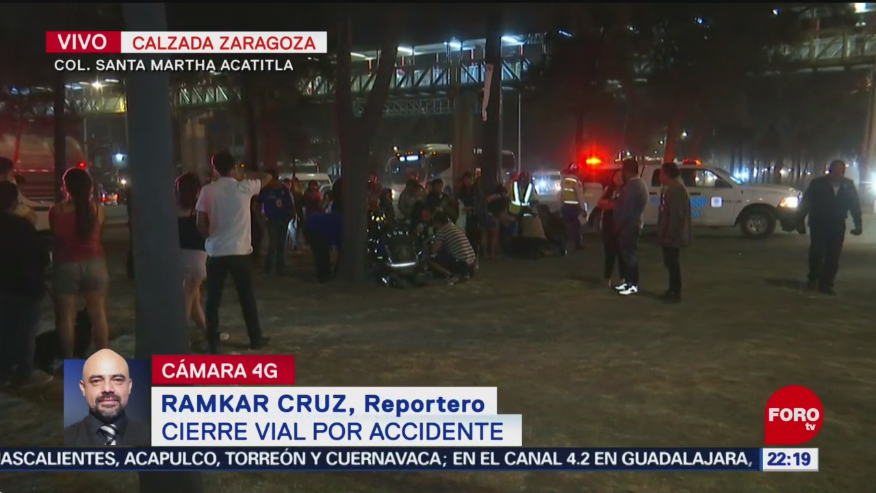 FOTO: Choque múltiple deja 7 lesionados en Calzada Ignacio Zaragoza, 31 Marzo 2019