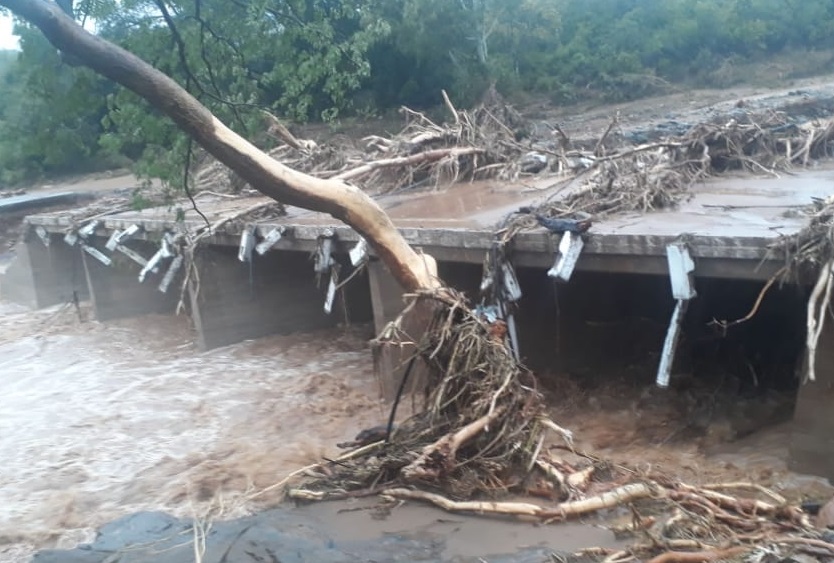 Foto: Mozambique, Zimbabue y Malawi recibieron el impacto de un poderoso ciclón que ha dejado a más de 140 muertos, marzo 16 de 2019 (Twitter: @InfoMinZW)