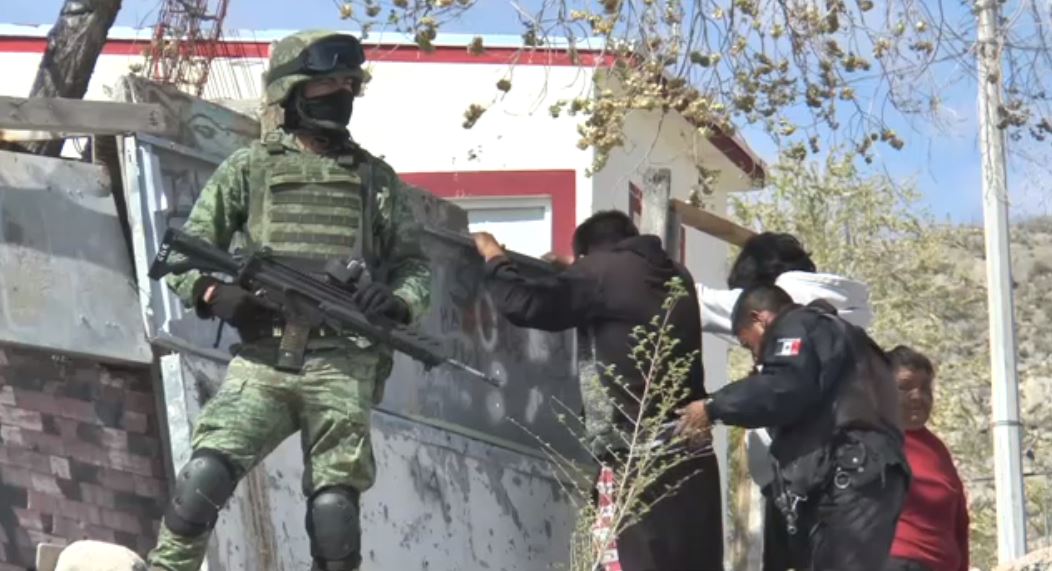 FOTO Ciudad Juárez refuerza seguridad con patrullajes militares (Noticieros Televisa chihuahua marzo 2019)
