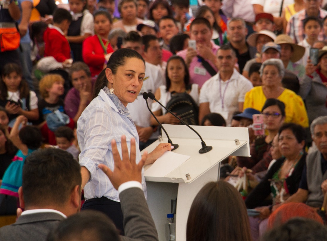 Foto: Claudia Sheinbaum Pardo, jefa de Gobierno, inauguró el Punto de Innovación, Libertad, Arte, Educación y Saberes (PILARES), en Tuyehualco, Xochimilco, marzo 6 de 2019 (Cuartoscuro)