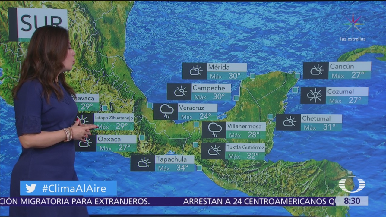 Clima Al Aire: Prevén lluvias en 24 estados de México
