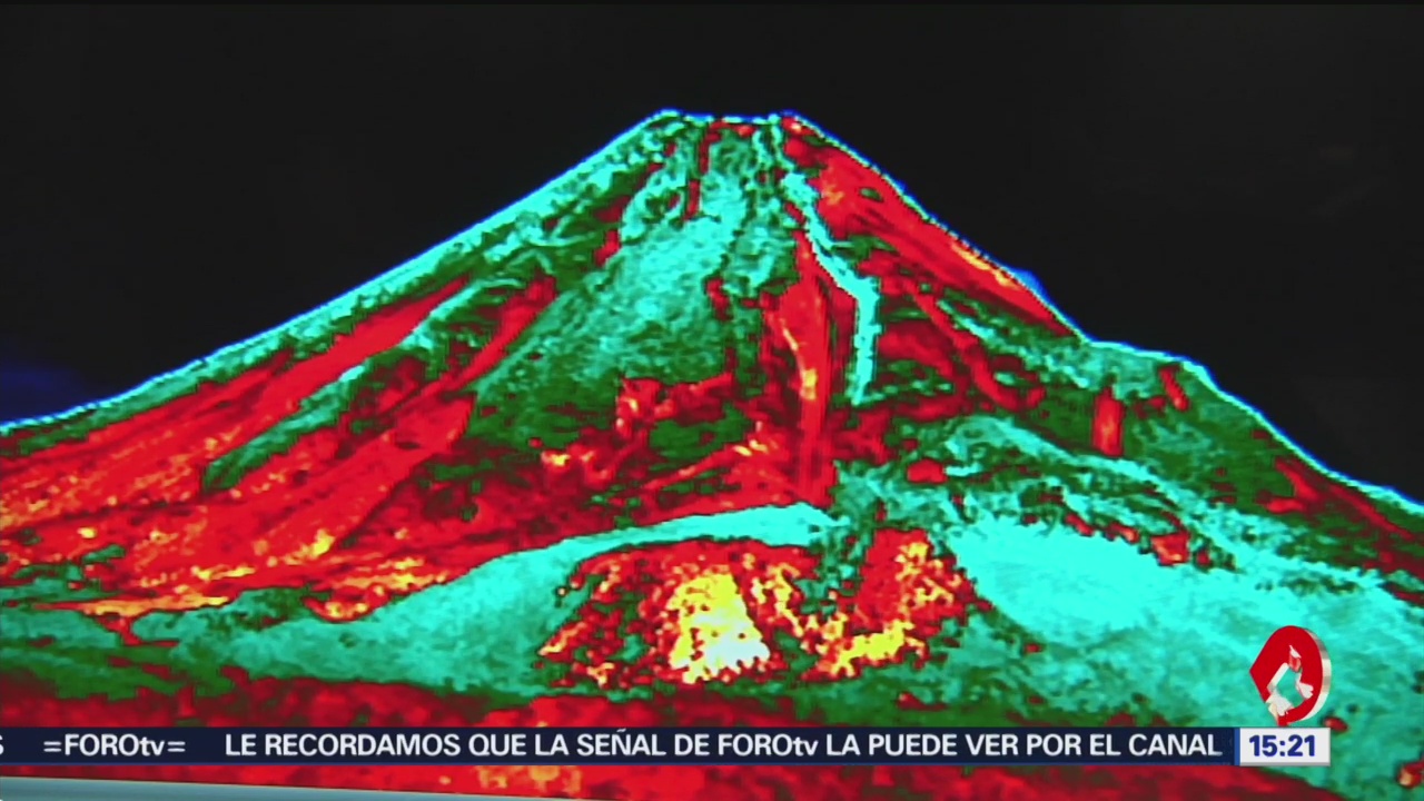 FOTO: Colocan cámara térmica en volcán de Colima, 31 Marzo 2019