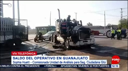 Cómo fue el operativo contra el huachicol en Guanajuato