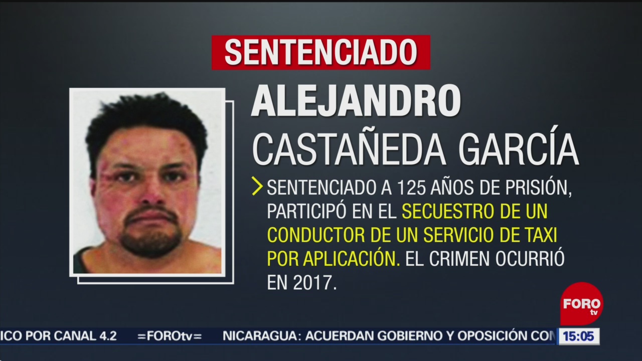 FOTO:Dan 125 años de prisión a secuestrador en Estado de México, 24 Marzo 2019