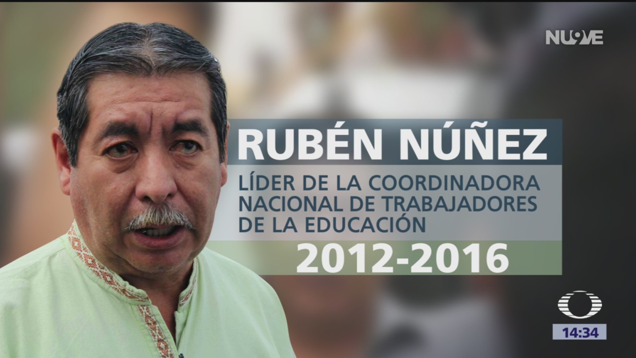 FOTO: Dan último adiós a Rubén Núñez, líder histórico de la CNTE, 25 marzo 2019