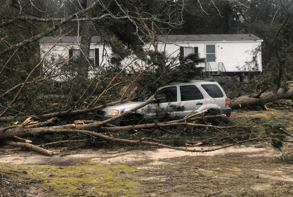 Foto: Daños por tornado en Alabama, 4 de marzo de 2019, Estados Unidos