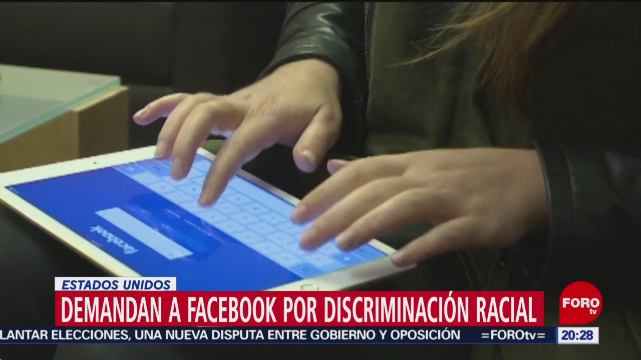 Foto: Demanda Facebook Discriminación Racial Gobierno EU28 de Marzo 2019