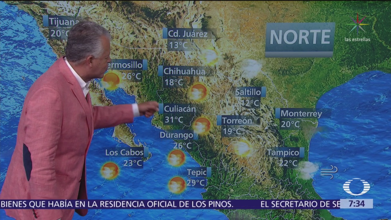 Despierta con Tiempo: Frente frío 44 provocará lluvias en México