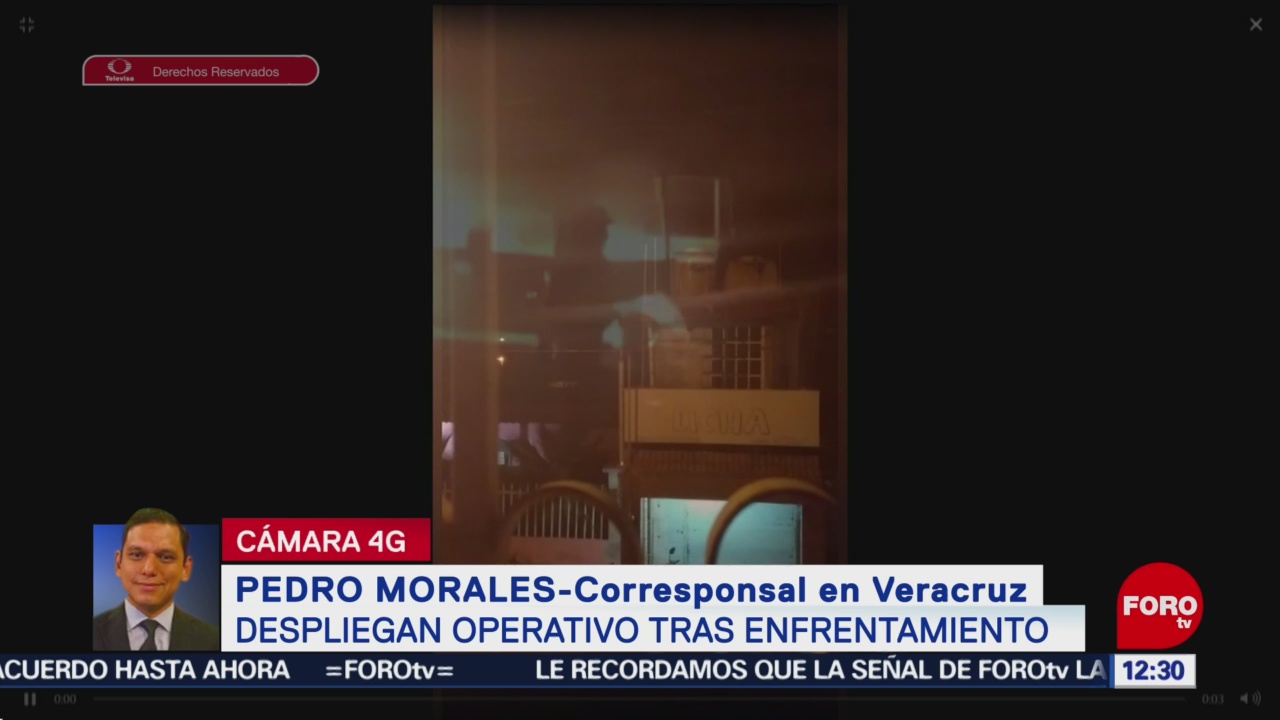 Despliegan operativo tras enfrentamiento en Veracruz