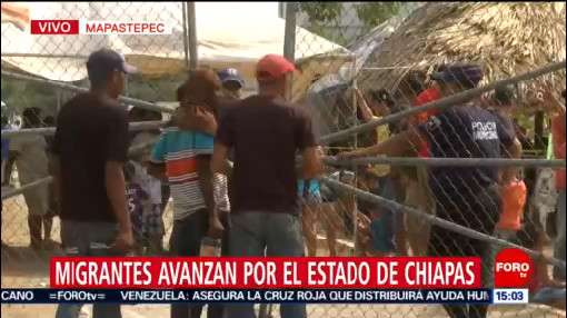 FOTO: Dos caravanas migrantes recorren el territorio de Chiapas, 30 Marzo 2019