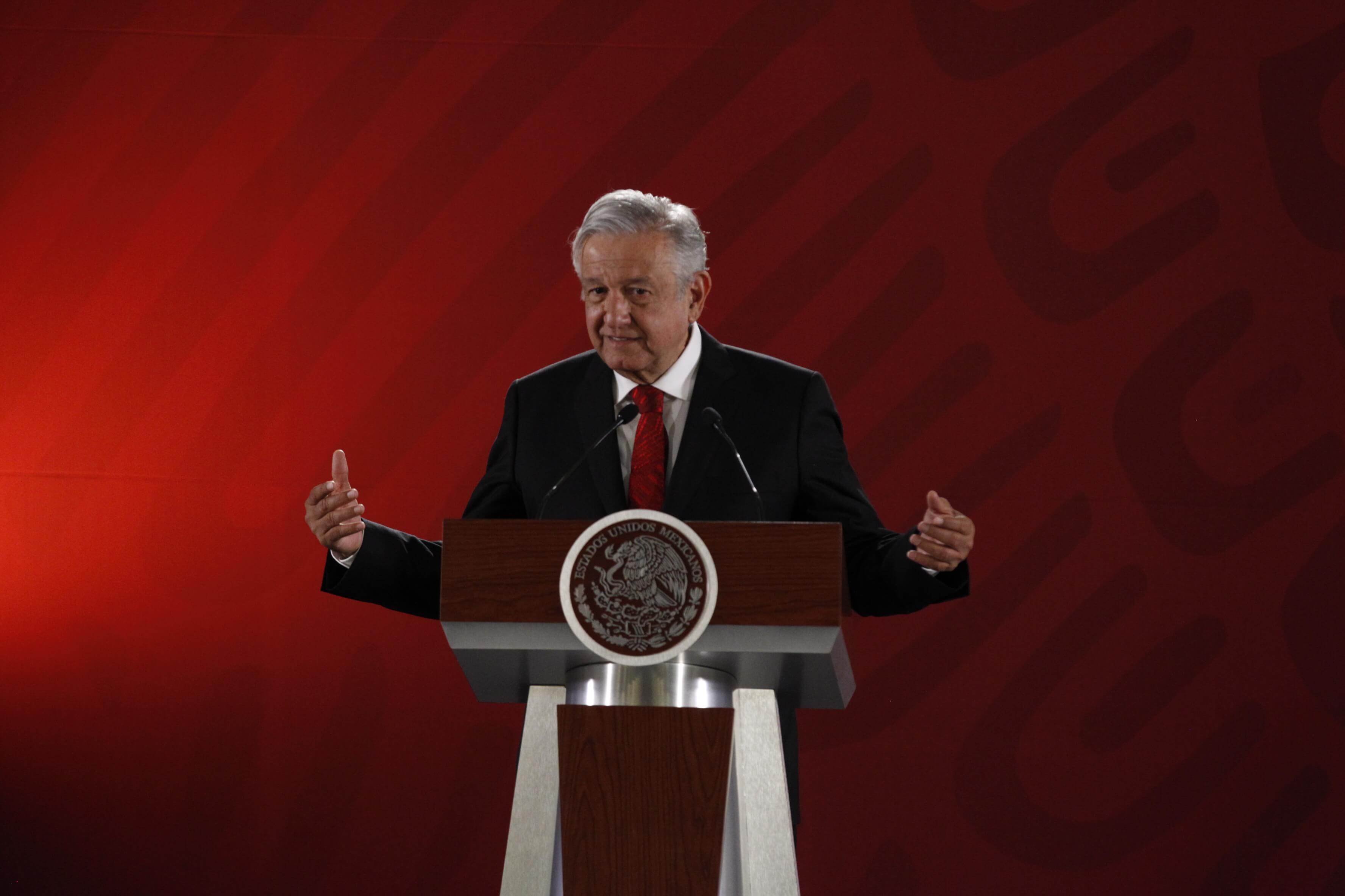 foto Andrés Manuel López Obrador amlo conferencia 11 marzo 2019