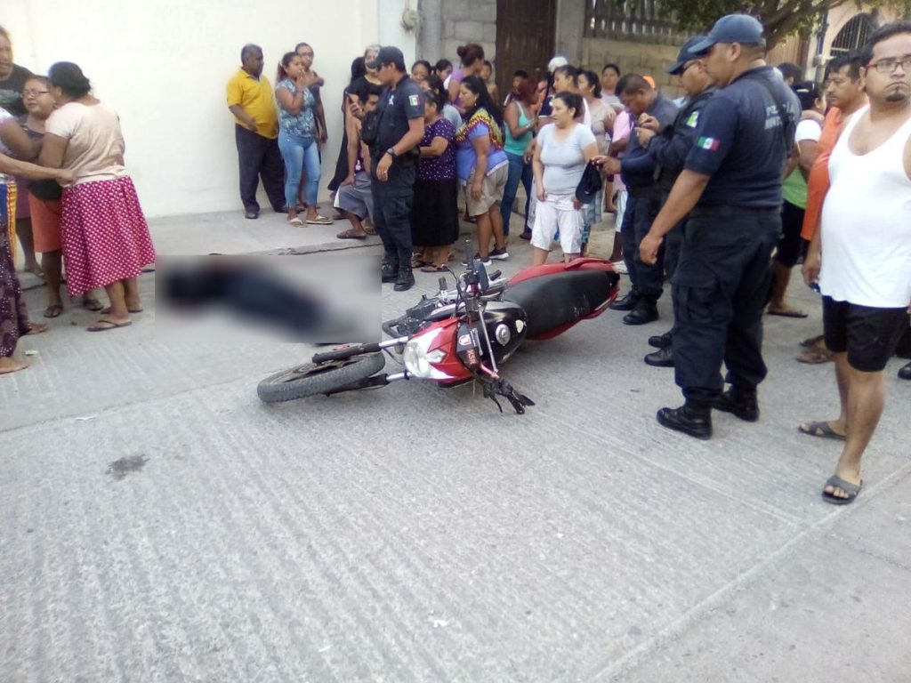 Foto Ejecutan a policía municipal de Juchitán, Oaxaca 14 marzo 2019