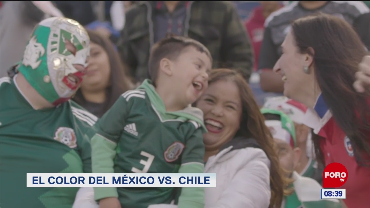 Foto: El color del partido México vs Chile
