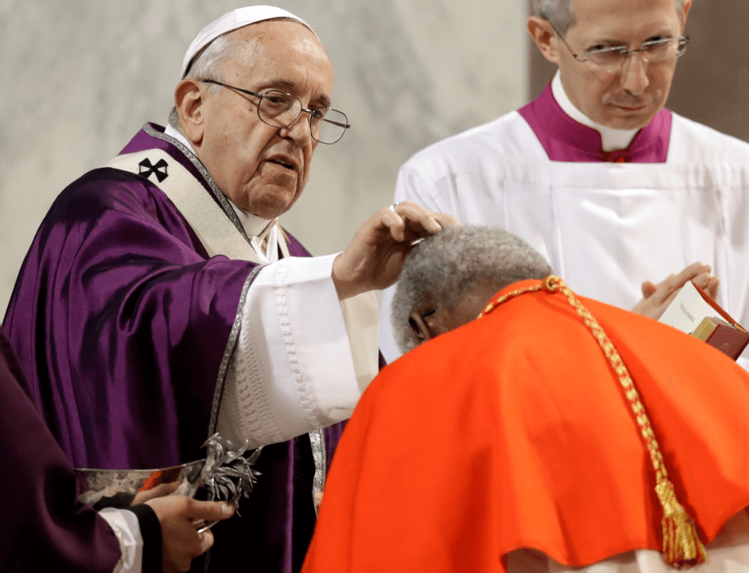 El papa Francisco preside la misa del Miércoles de Ceniza