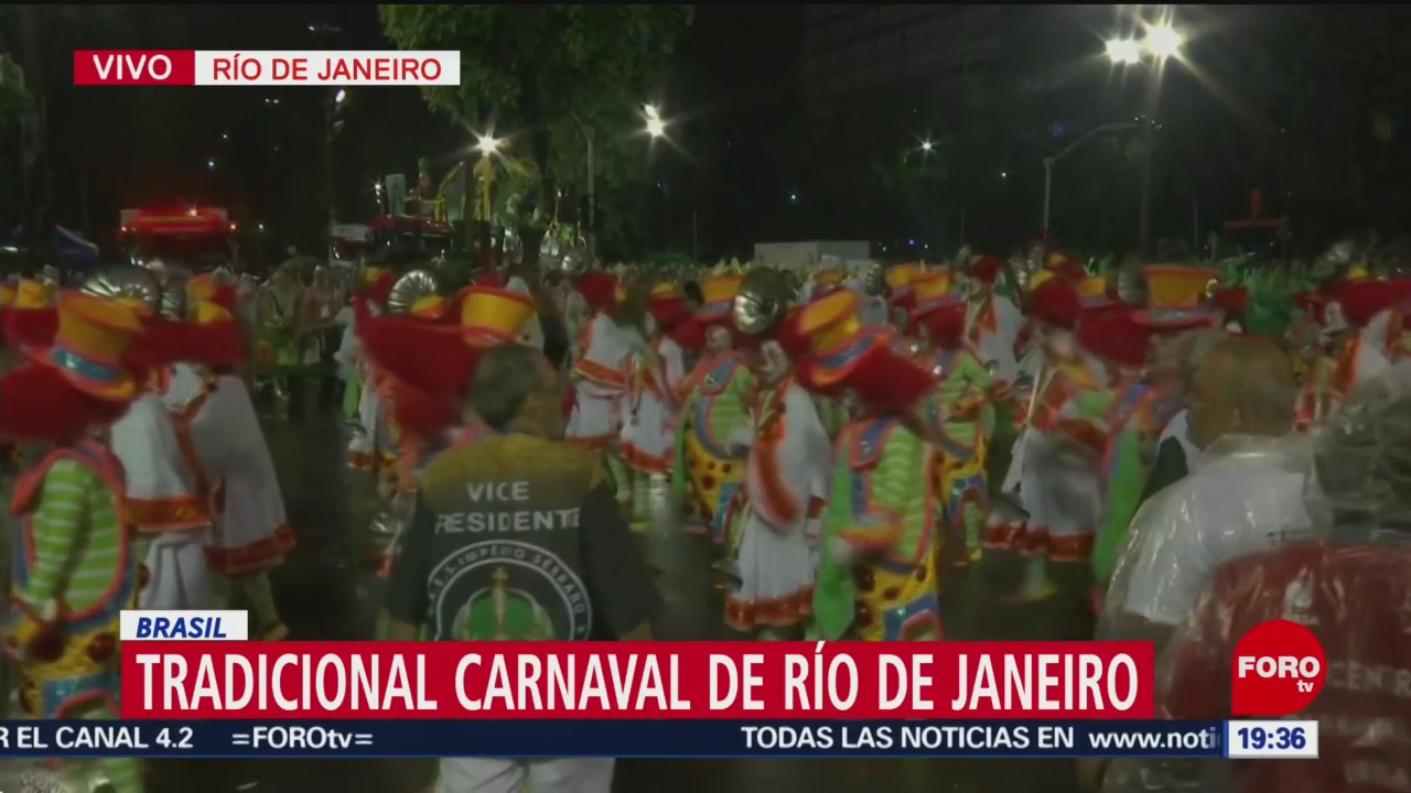 FOTO: El tradicional Carnaval de Río de Janeiro en Brasil, 3 marzo 2019
