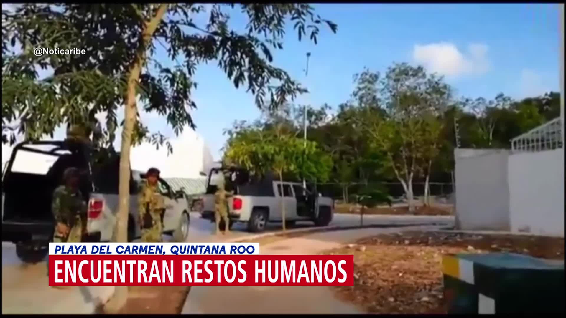 Encuentran restos humanos en Playa del Carmen, Quintana Roo