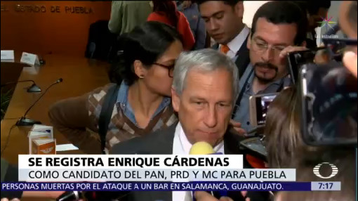 Enrique Cárdenas, candidato de PAN, PRD y MC en Puebla