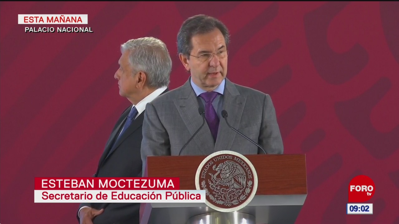 Esteban Moctezuma da a conocer puntos de nueva reforma educativa