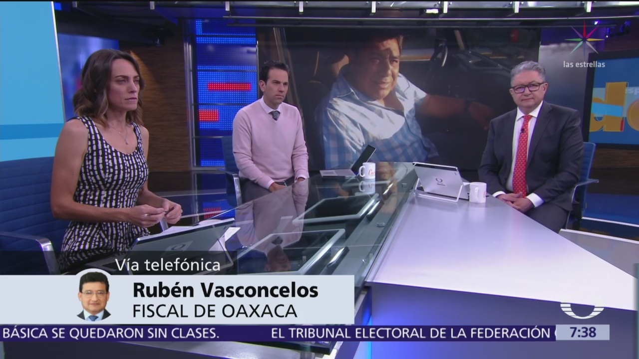 Fiscalía de Oaxaca ya investiga agresión de periodista, confirma Rubén Vasconcelos