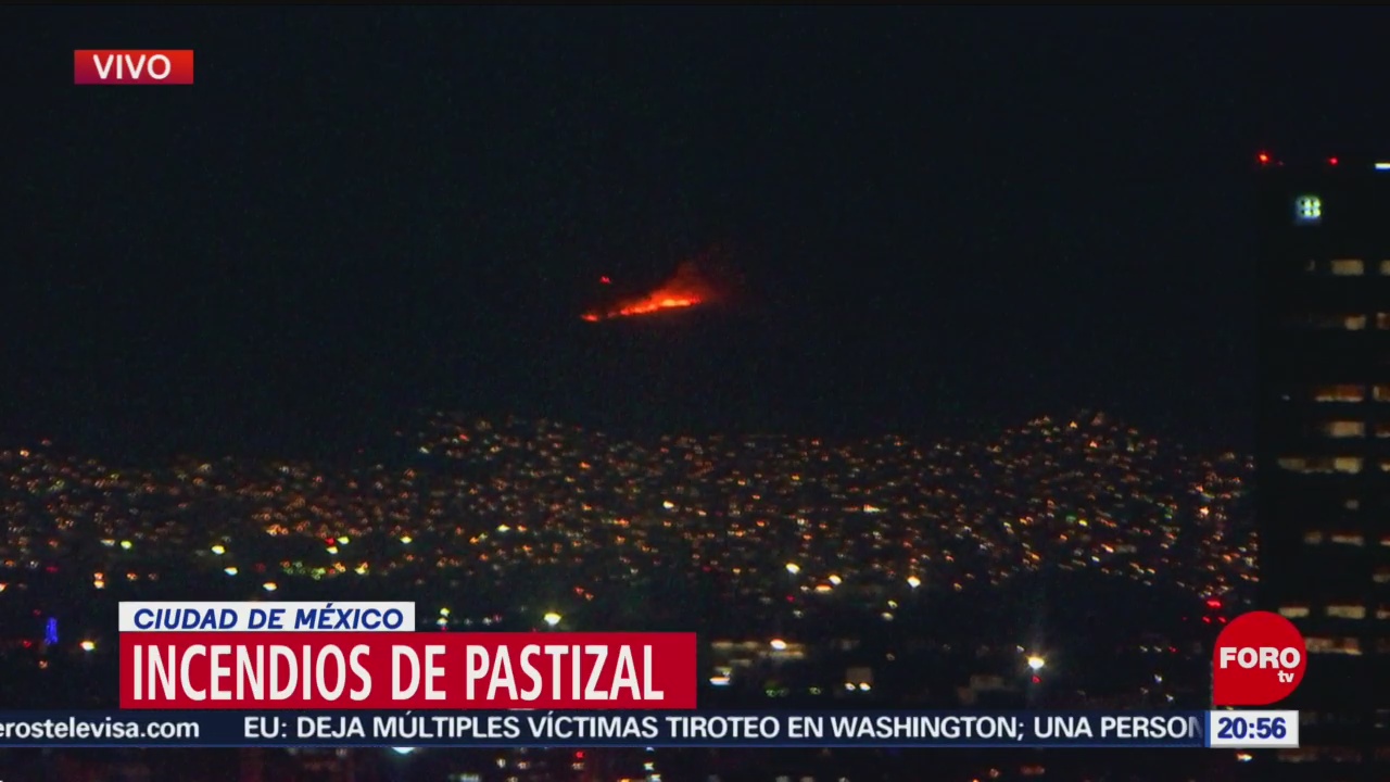 Foto: Incendio Cerro Chiquihuite GAM Hoy Sierra Guadalupe Hoy 27 de Marzo 2019