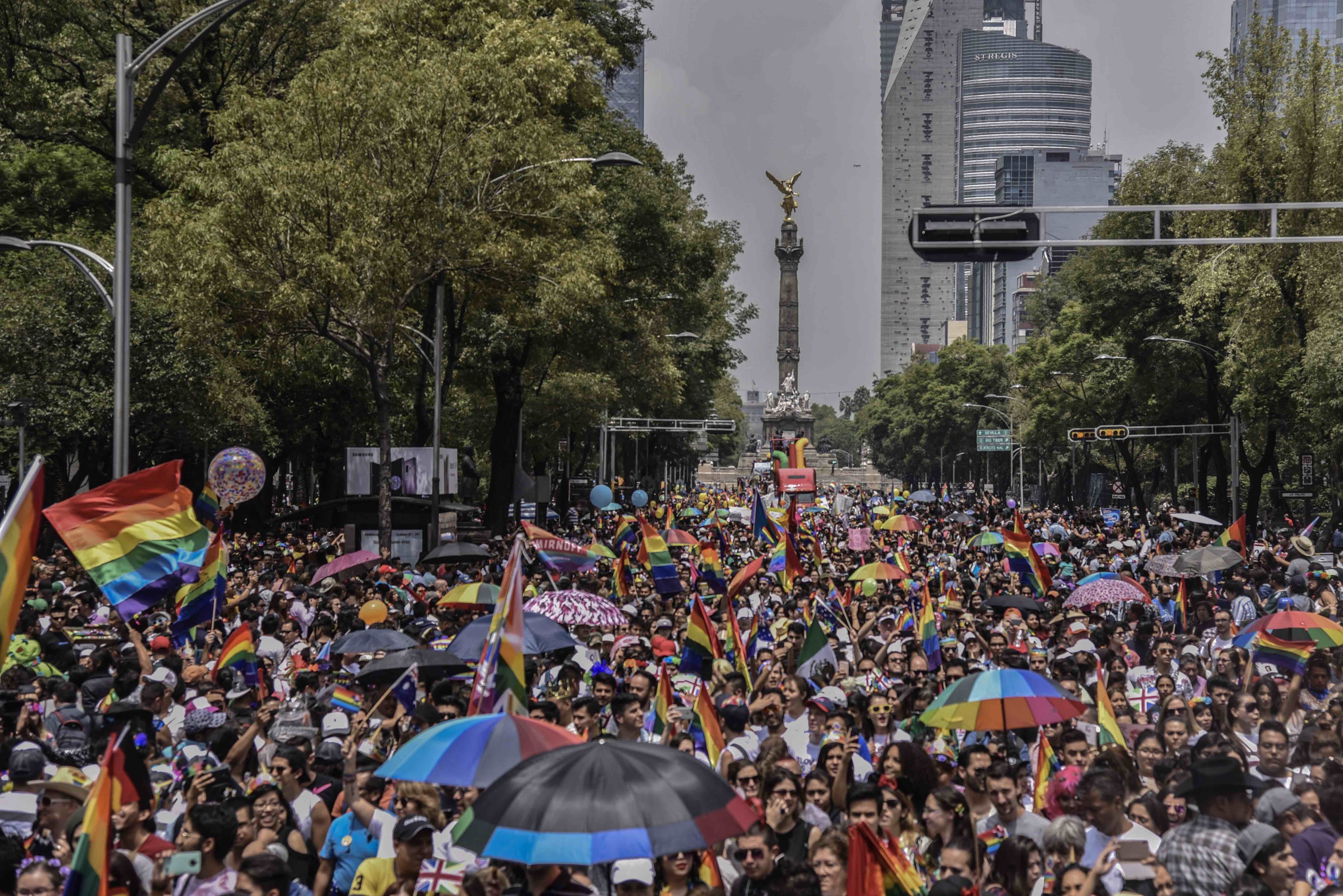Foto: Miles de personas se congregaron en el Ángel por marcha del orgullo gay, 26 junio 2019