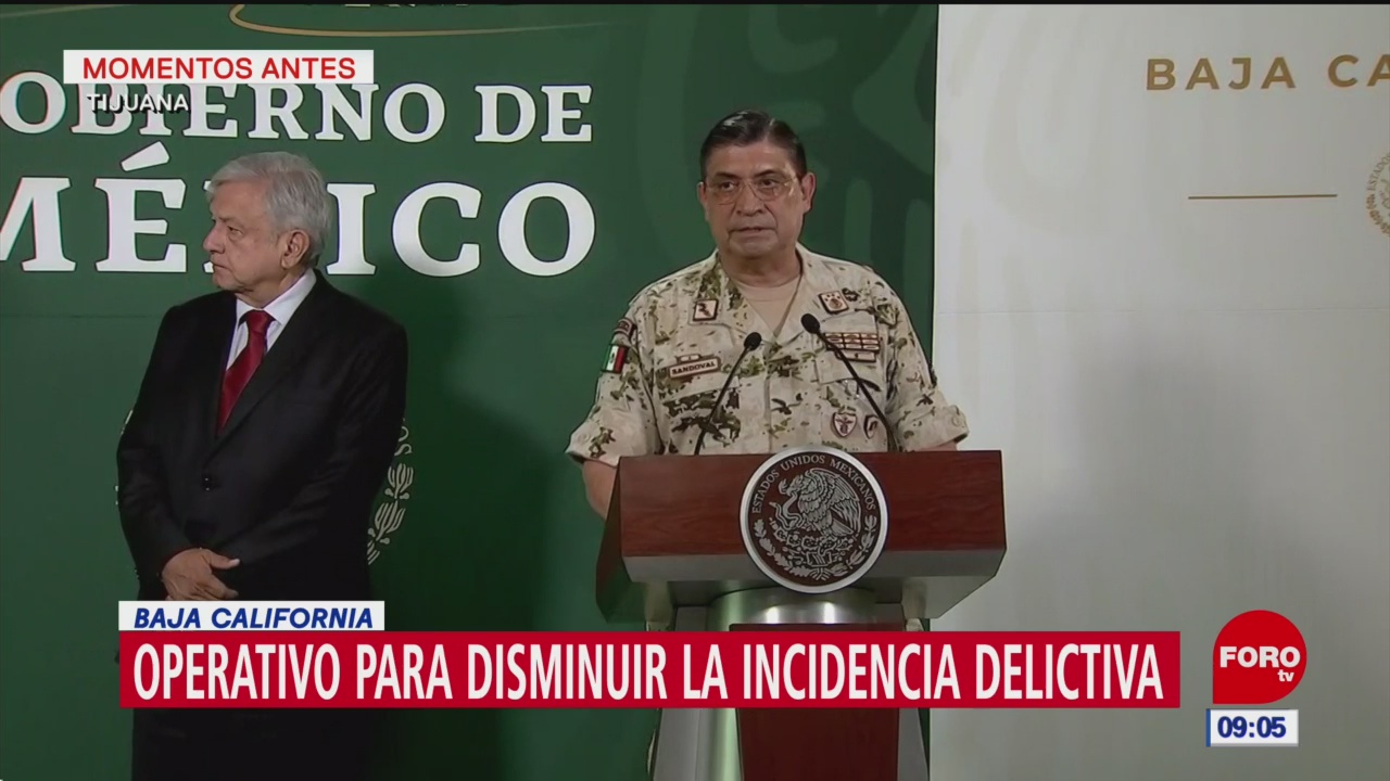 Gobierno de México aplica operativo de seguridad en Tijuana