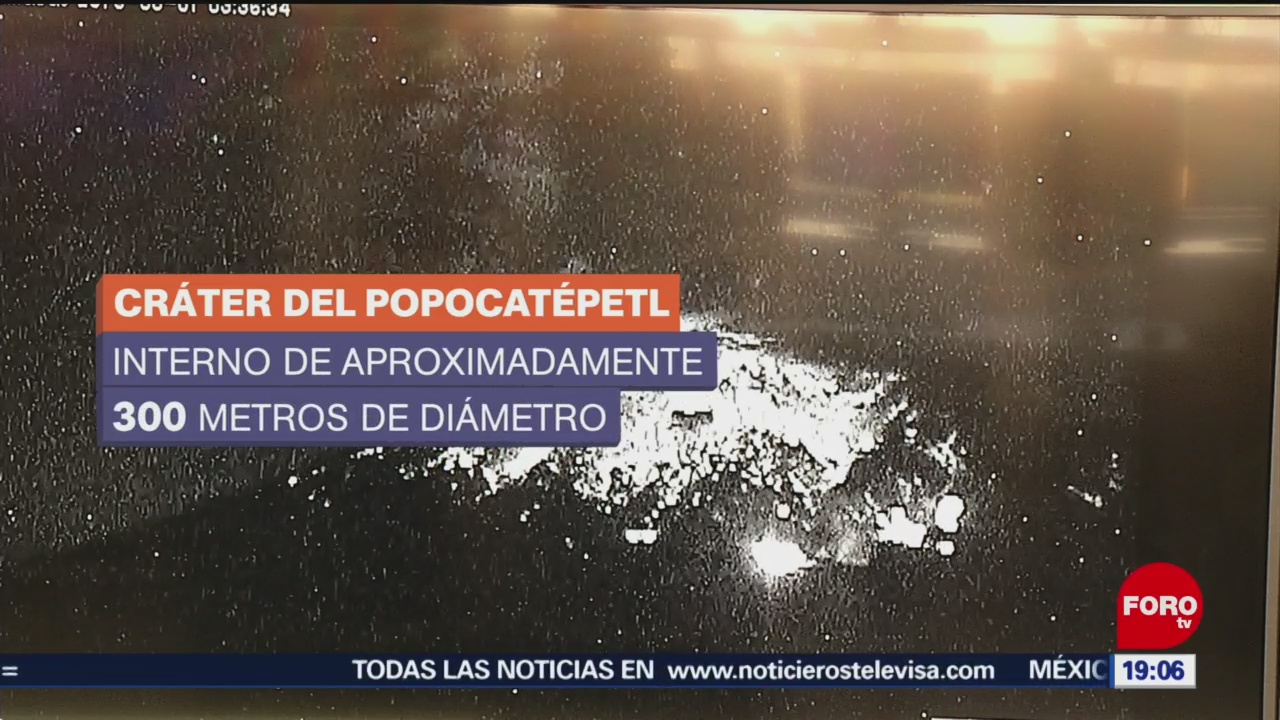 Hacen sobrevuelo sobre el volcán Popocatépetl