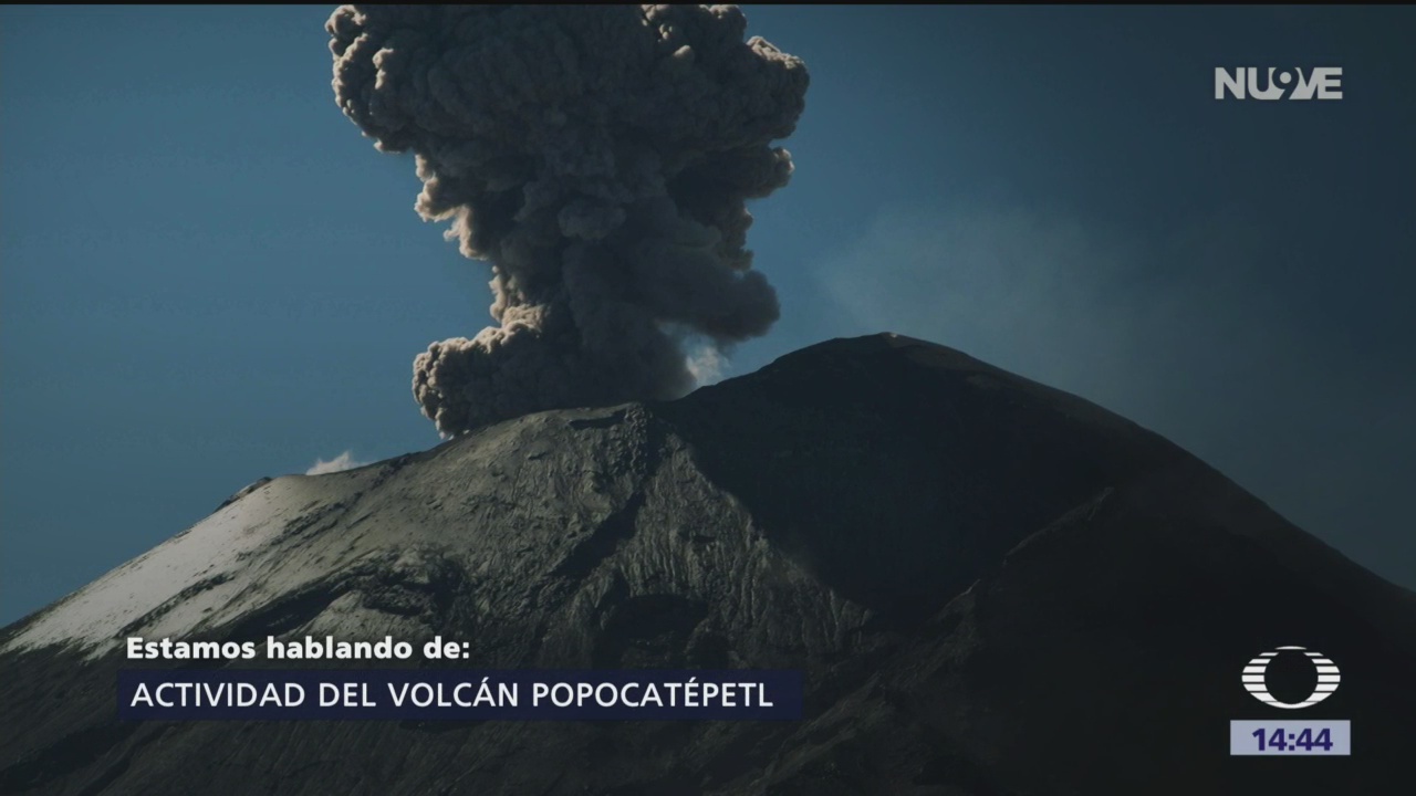 Foto: La actividad del Volcán Popocatépetl
