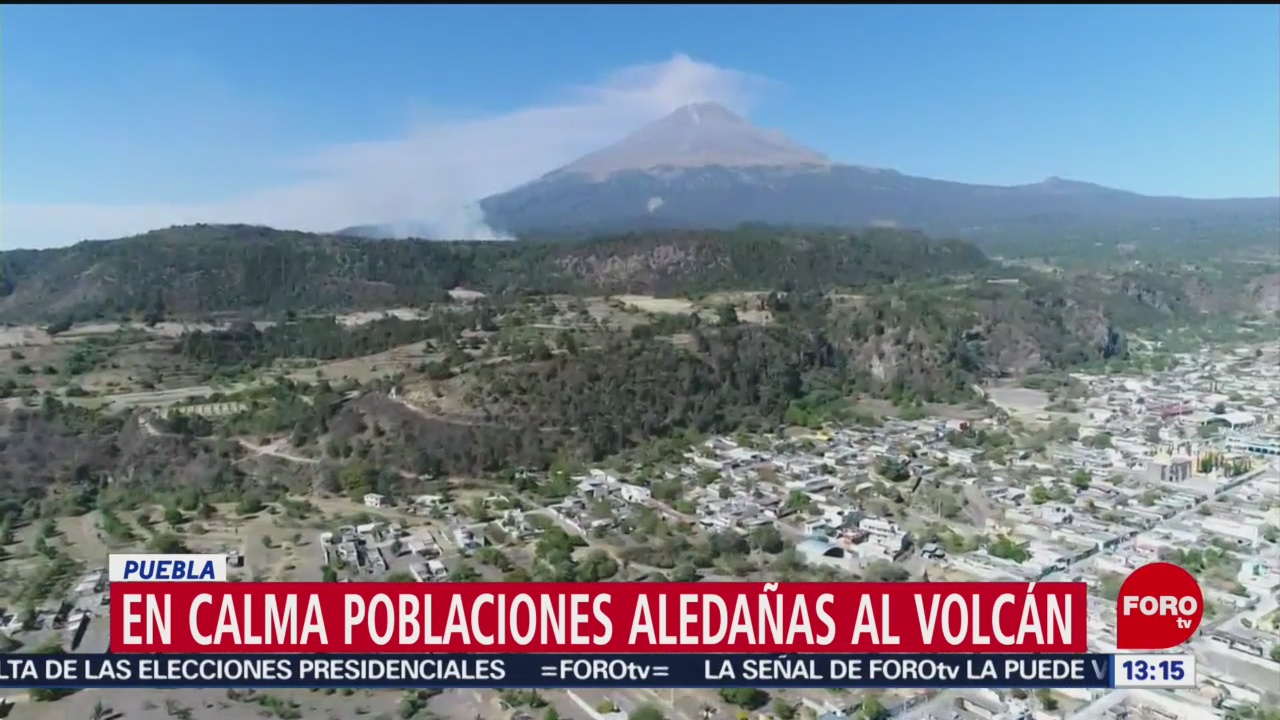 FOTO: Las rutas de evacuación en caso de erupción del Popocatépetl, 31 Marzo 2019