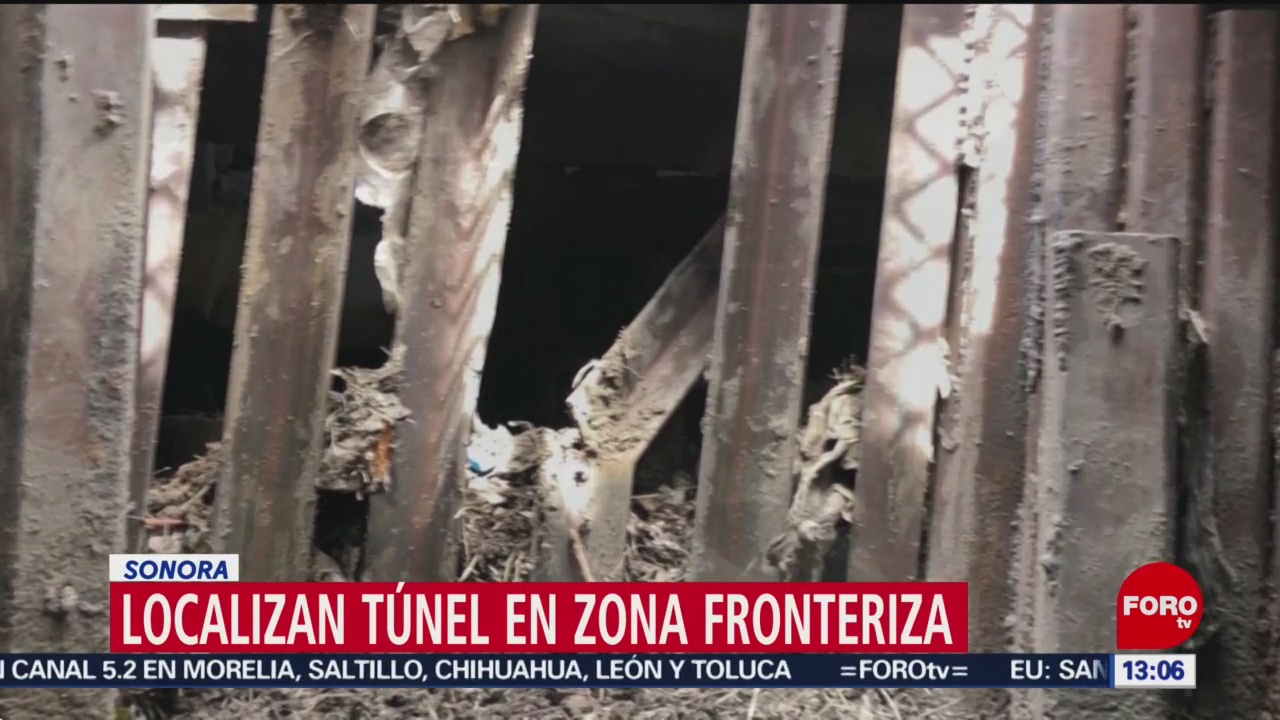 FOTO:Localizan túnel en zona fronteriza en Sonora, 24 Marzo 2019