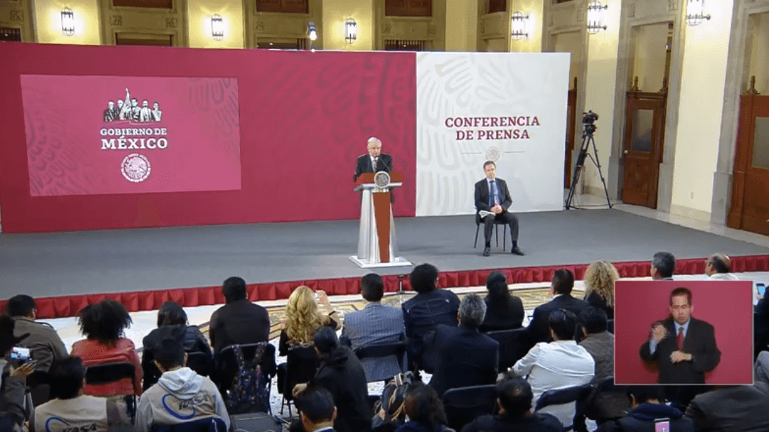 Foto: López Obrador, conferencia de prensa del 29 de marzo, Ciudad de México 
