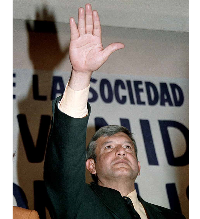 Foto: Andrés Manuel López Obrador, 20 de marzo del 2000, Ciudad de México