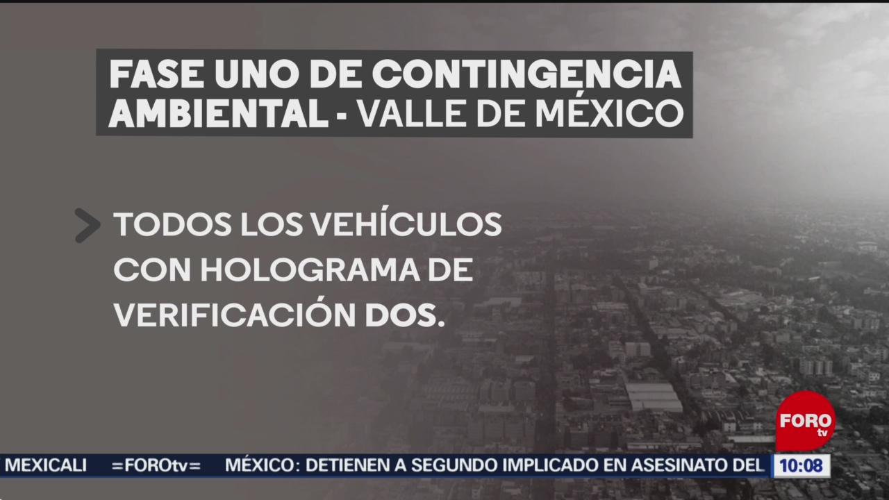 FOTO: Mantienen Fase I de Contingencia Ambiental en Valle de México, 31 Marzo 2019