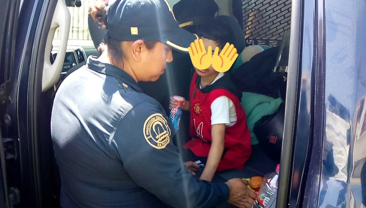Niño maltratado es rescatado por policías en Tlalpan
