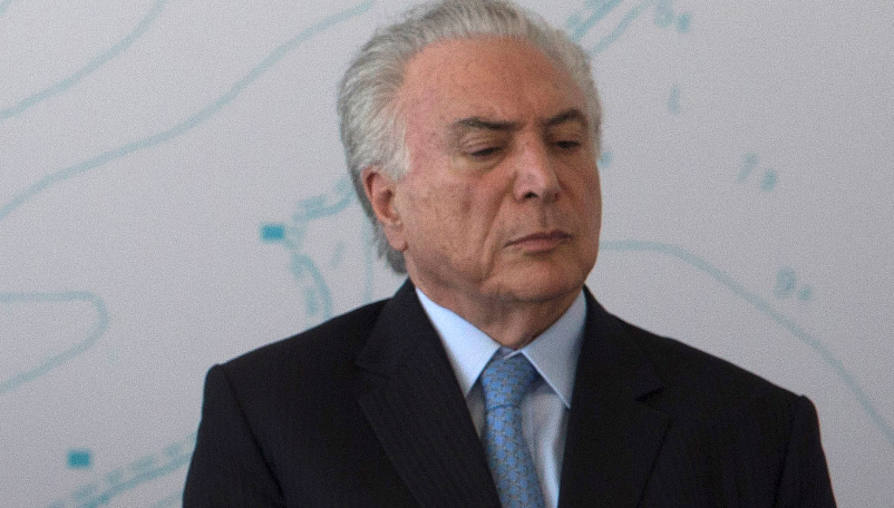 FOTO Michel Temer, expresidente de Brasil, es arrestado por corrupción (AP 14 diciembre 2018)