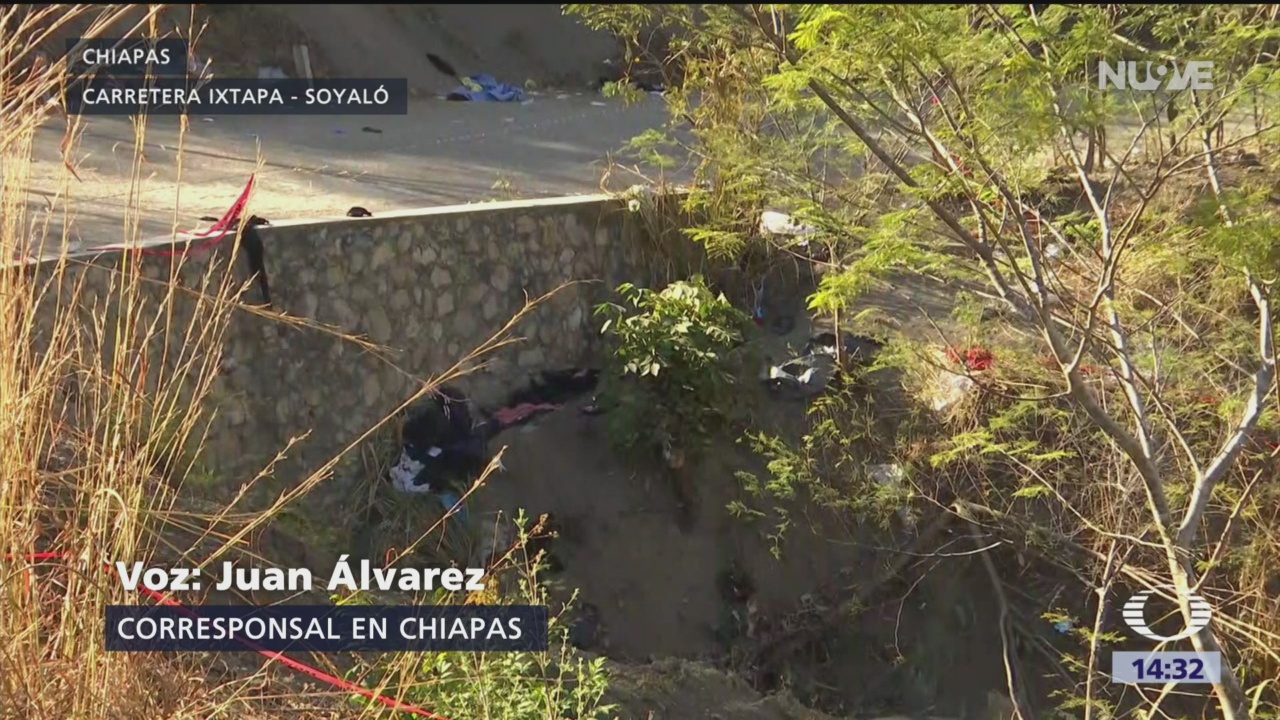 FOTO: Mueren más de 20 migrantes en volcadura de camión en Chiapas, 8 MARZO 2019