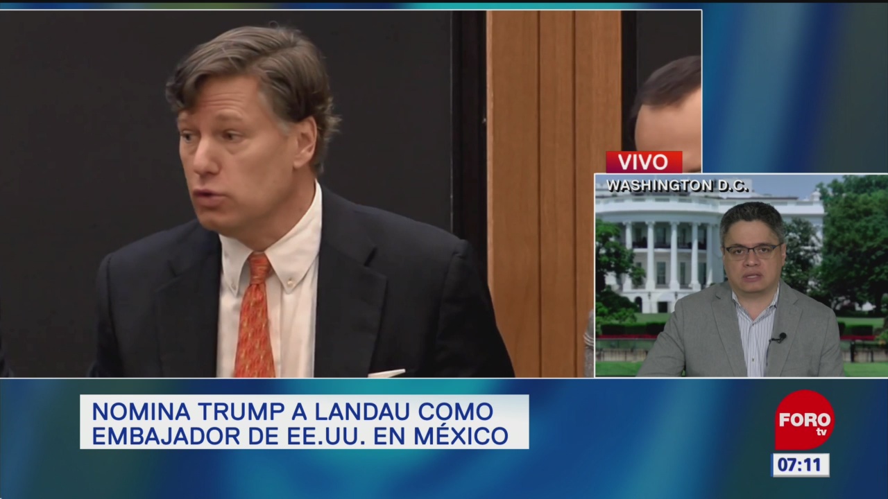 Nomina Trump a Landau como embajador de EU en México