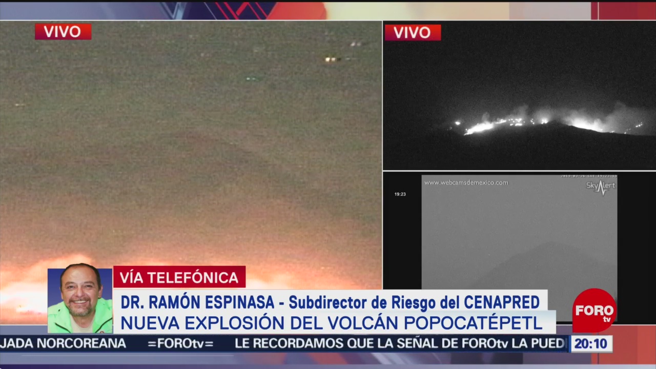 Foto: Nueva Explosión Del Volcán Popocatépetl Puebla 26 de Marzo 2019