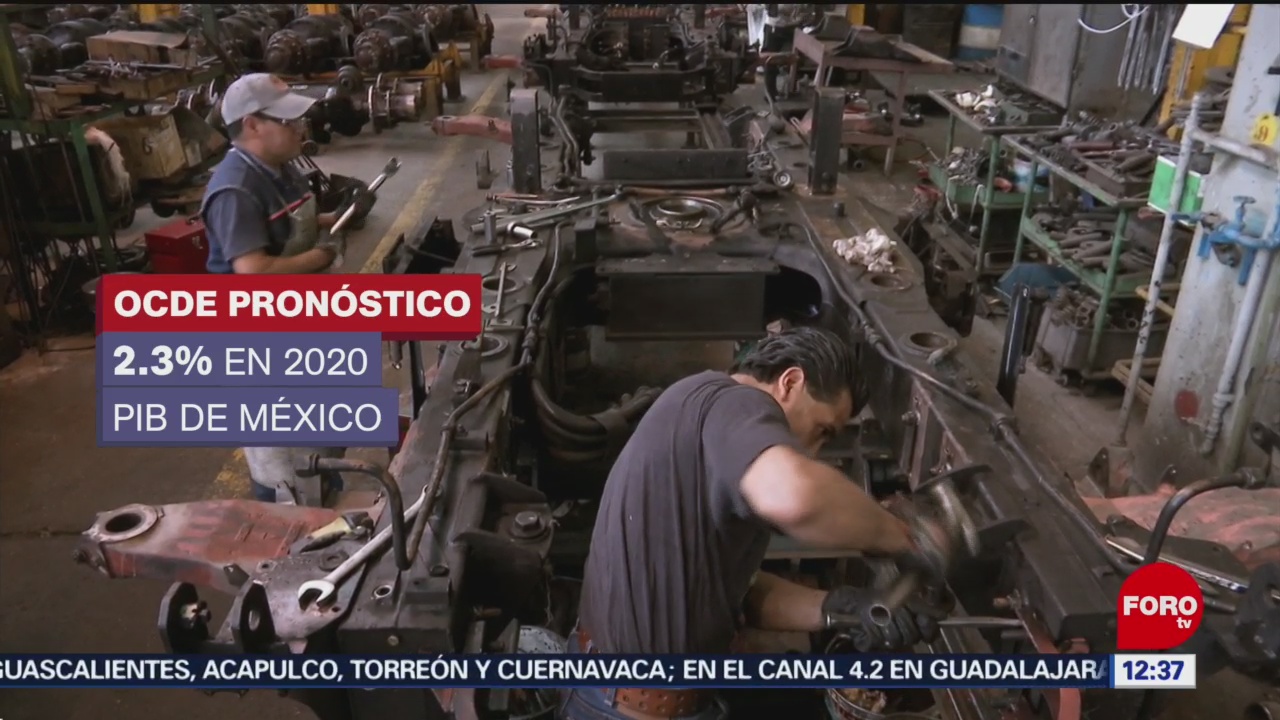 OCDE revisa a la baja pronóstico de crecimiento para México