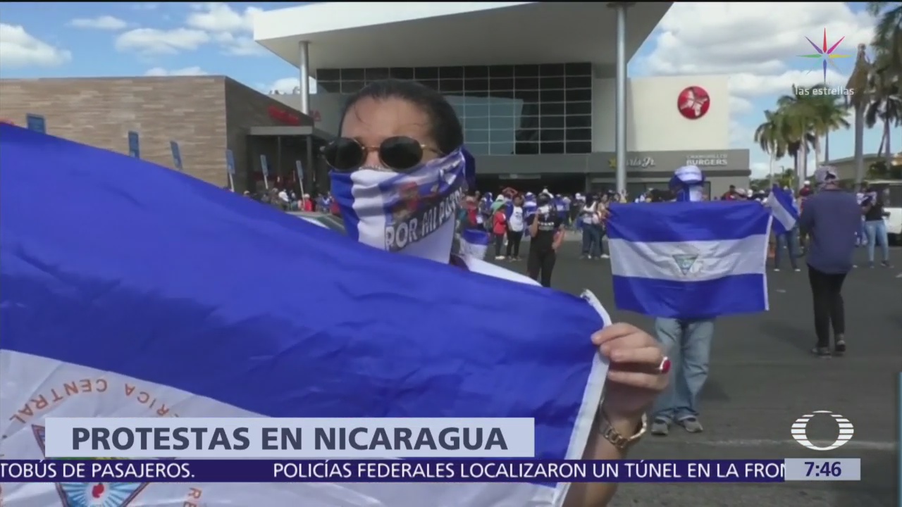 Foto: Opositores de Nicaragua marchan y exigen libertad de presos políticos