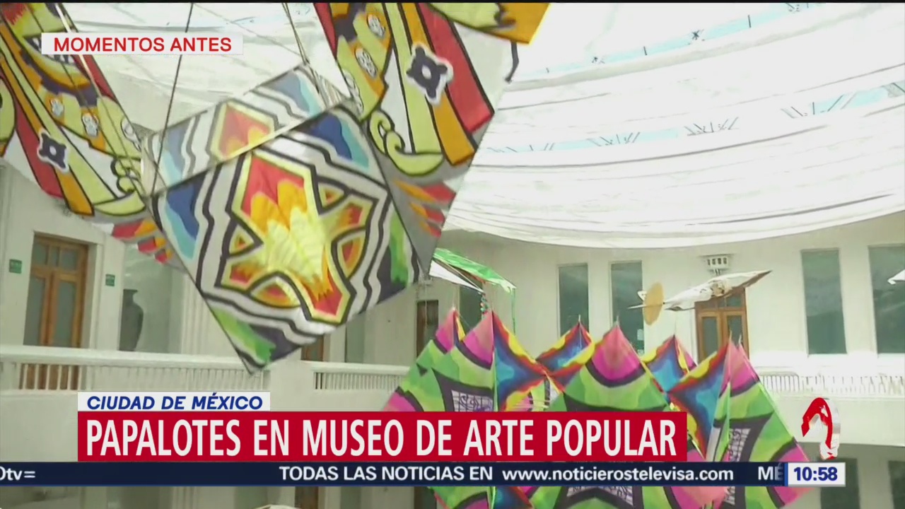 FOTO: Papalotes en Museo de Arte Popular en CDMX, 3 marzo 2019