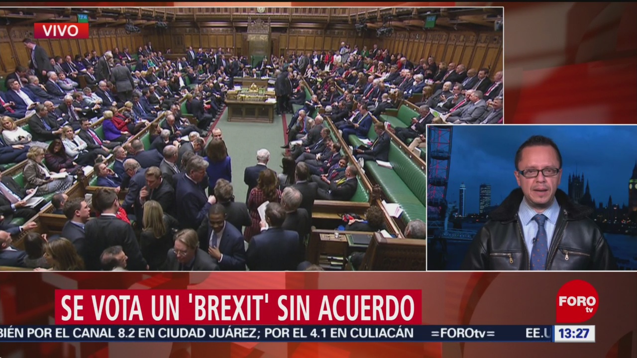 Foto: Parlamento británico descarta brexit sin acuerdo con la Unión Europea