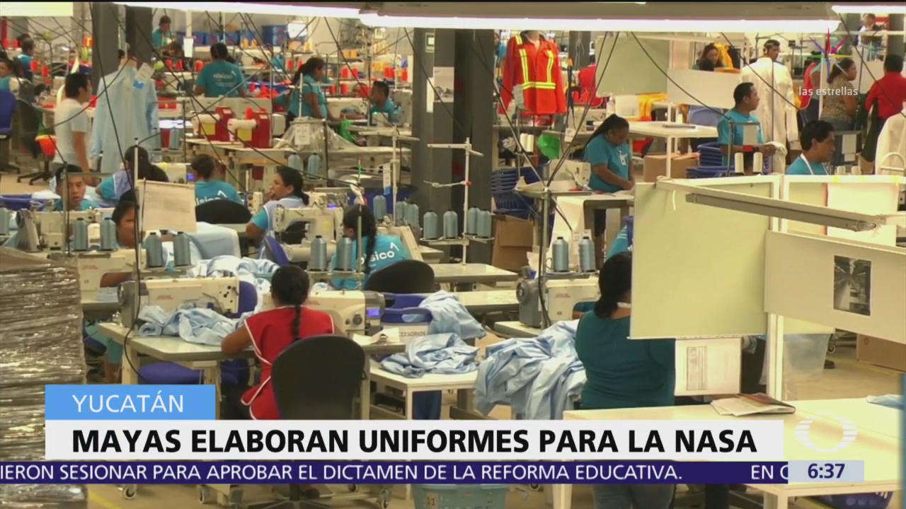 Planta textil en Yucatán elabora uniformes especiales para la NASA