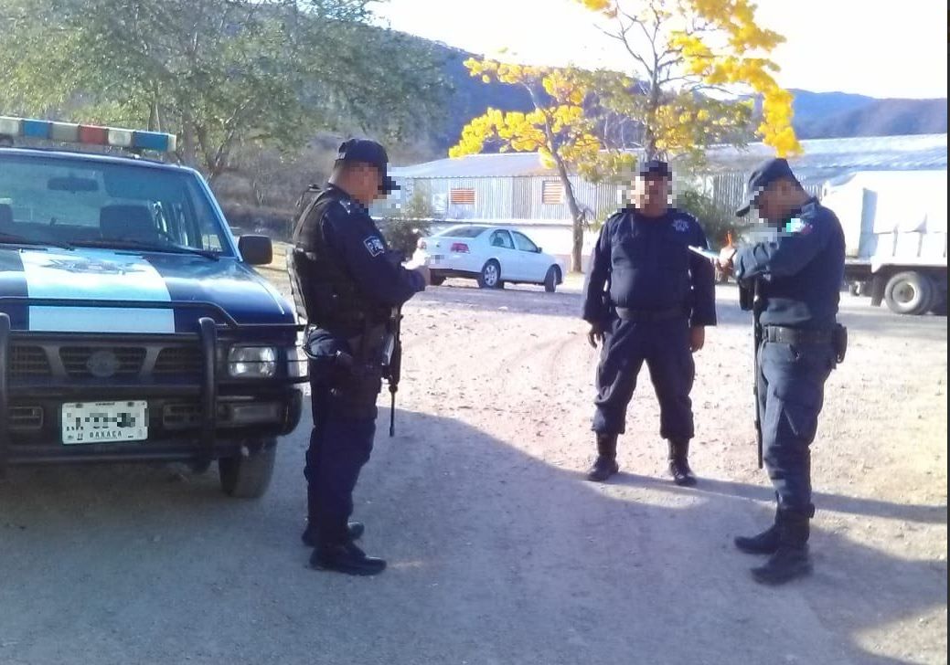 Foto: Operativo de seguridad en Oaxaca, 27 de febrero 2019. Twitter @SSP_GobOax
