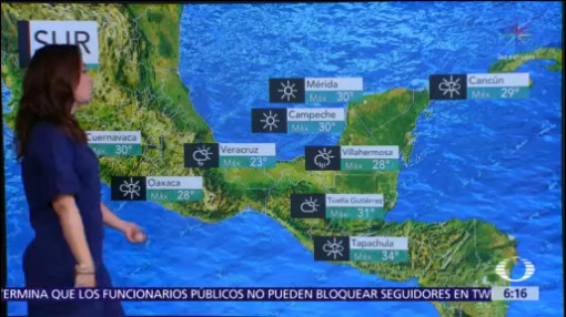 Prevén lluvias de diferente intensidad en México