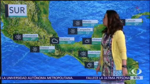 Pronostican lluvias en oriente y centro de México