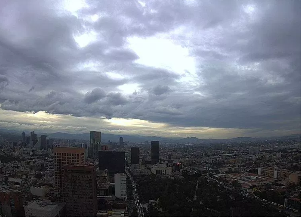 Foto: Cielo nublado en la Ciudad de México