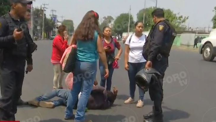 Agreden a manifestantes durante protesta en la alcaldía Iztapalapa